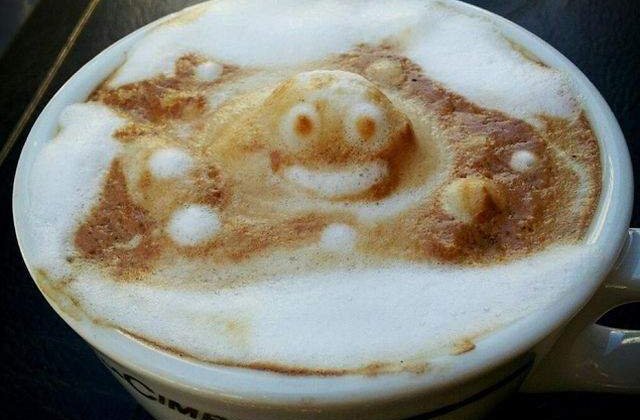 Arta intr-o ceasca de cafea: Sculpturi realizate din spuma