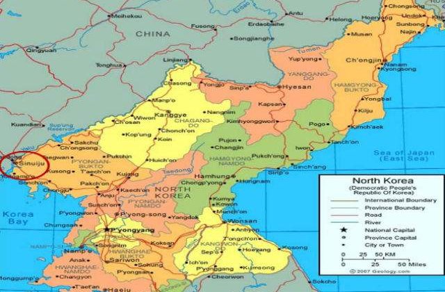 Un nou oras nord-coreean, Sinuiju, deschis turistilor occidentali