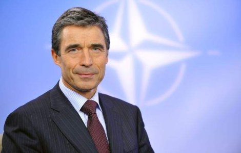 Secretarul general NATO, Anders Fogh Rasmussen, la Bucuresti
