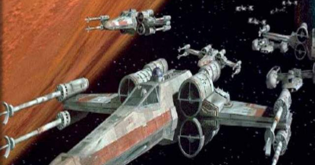 O nava din "Star Wars", realizata din Lego, in Time Square