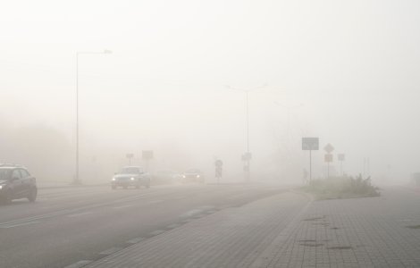 Cod Galben de ceață în mai multe județe din țară