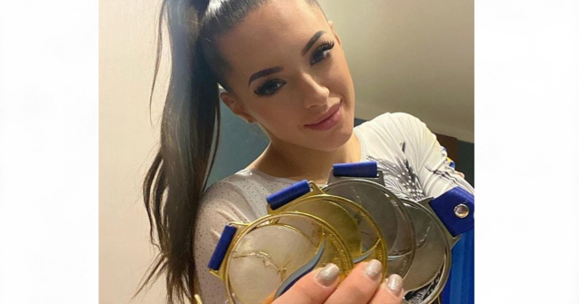 Larisa Iordache, după câștigarea a 4 medalii la Europenele de gimnastică