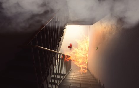 Un incendiu puternic a izbucnit într-un bloc din Germania. Circa 21 de persoane au fost rănite