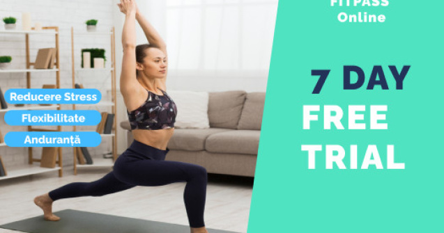 Sala de fitness Fitpass oferă 7 zile gratuite la orice abonament online