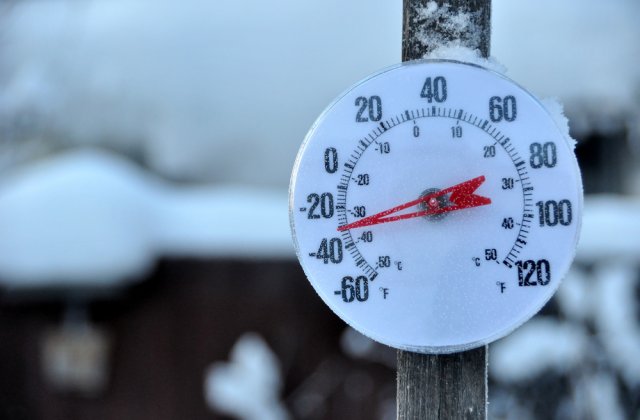 Cea mai scăzută temperatură din țară: minus 29,9 grade Celsius. În ce județ a fost înregristrata