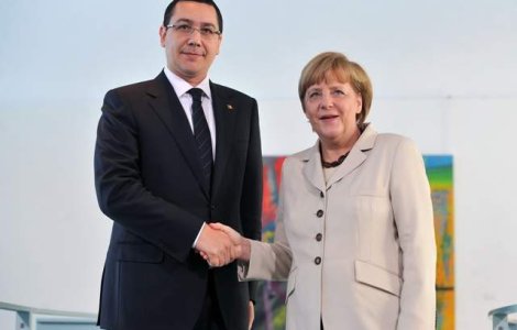 Ponta, despre discutia cu Angela Merkel: Am revenit la un parteneriat