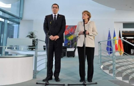 Merkel: Pentru a fi partenerul Germaniei, Romania trebuie sa respecte statul de drept