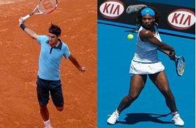 Tenis: Roger Federer si Serena Williams, performerii anului 2009