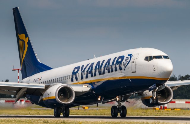 Ryanair a suferit pierderi de 307 milioane euro în perioada octombrie-decembrie 2020