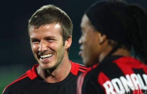 Beckham s-a alaturat lotului lui AC Milan