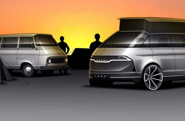 Vechiul model Skoda 1203 renaște ca un concept modern, dedicat ieșirilor în aer liber