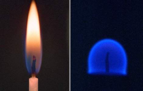 ISS: Cercetatorii au creat flacari reci in spatiu