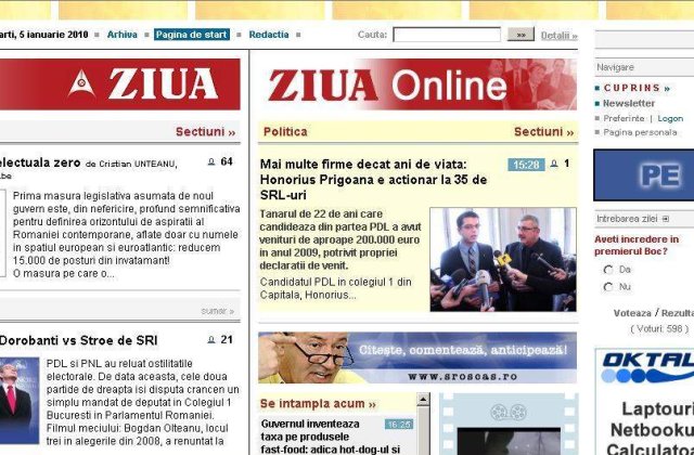 Ziua neagra a cotidienelor: "Gardianul" si "ZIUA" dispar de la chioscuri