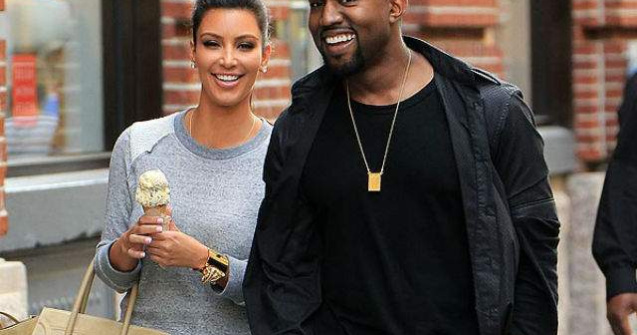 Prima fotografie a fetitei cuplului West-Kardashian, 2 mil dolari