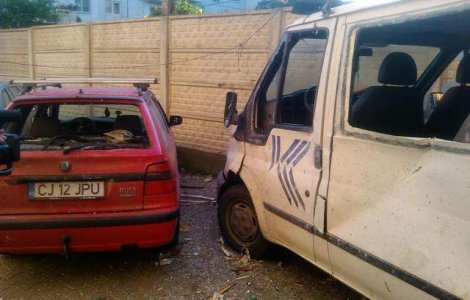 Explozie intr-un bloc din Cluj: 16 apartamente au fost afectate