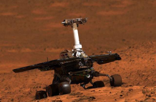 Roverul Opportunity a sarbatorit 10 ani de la lansarea de pe Terra