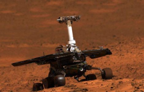 Roverul Opportunity a sarbatorit 10 ani de la lansarea de pe Terra