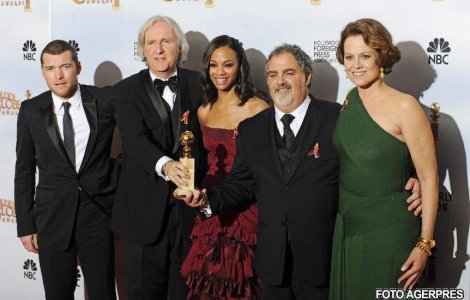  Video  James Cameron si 'Avatar', marii castigatori ai Globurilor de Aur