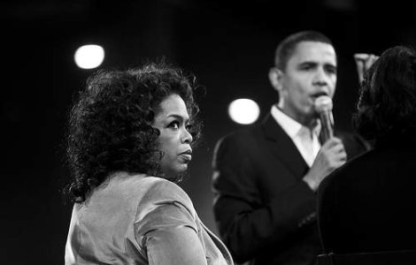 Michelle Obama, geloasa pe Oprah