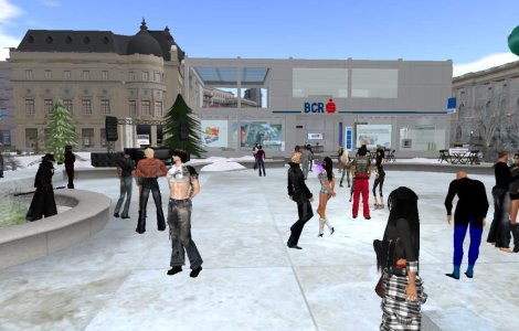 BCR, prima banca din Romania cu sucursala in Second Life