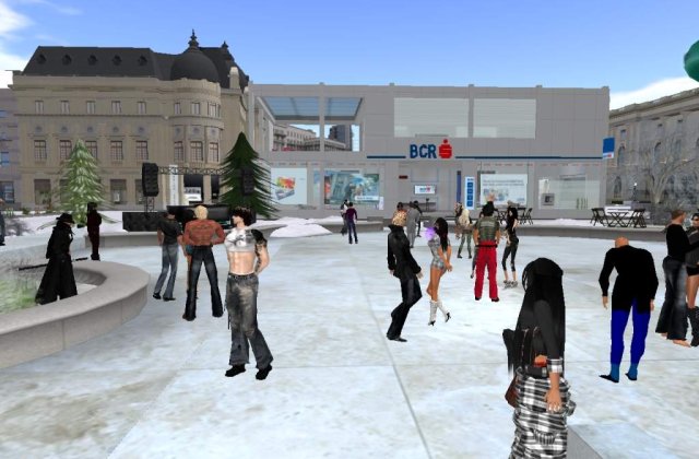 BCR, prima banca din Romania cu sucursala in Second Life