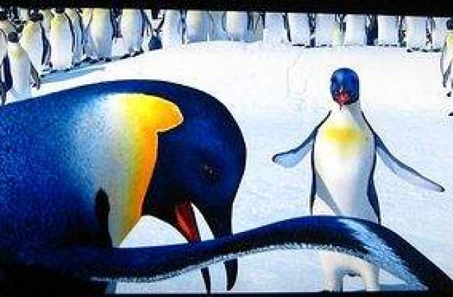 Matt Damon si Brad Pitt in Happy Feet 2