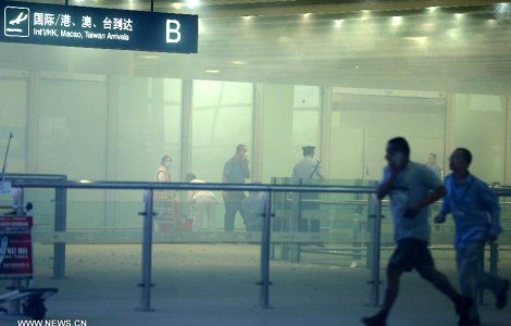 Atentat cu bomba pe aeroportul international din Beijing