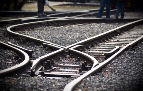 Un tren personal a deraiat in judetul Covasna