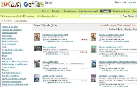 Acum poti sa oferi si sa primesti lucruri gratis!