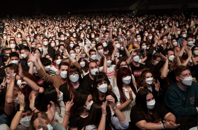 VIDEO Concert cu 5.000 de spectatori în Barcelona testarea măsurilor sanitare