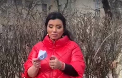 Adriana Bahmuțeanu, act de manifestare împotriva restricțiilor