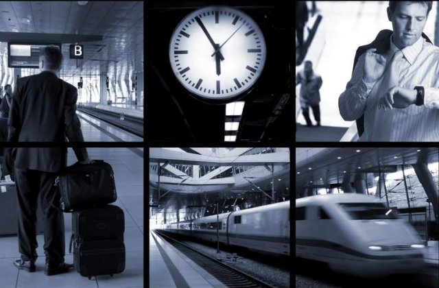 Trafic feroviar perturbat: 48 de trenuri anulate si intarzieri de pana la 70 de minute