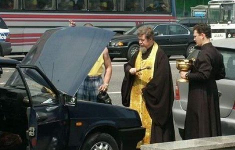 Biserica Ortodoxa va binecuvanta masinile moderne