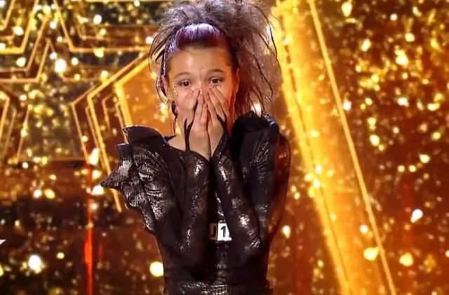 VIDEO Alexandra Dinu, Golden Buzz pentru o fetiță de 11 ani. „M-a lăsat cu gura căscată”