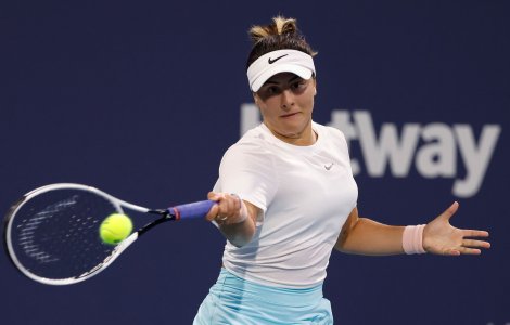 VIDEO Bianca Andreescu, calificată în finala turneului de tenis de la Miami