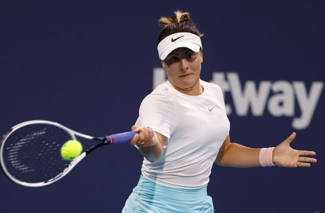 VIDEO Bianca Andreescu, calificată în finala turneului de tenis de la Miami