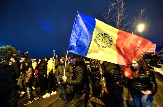 Un nou protest &icirc;n Capitală contra restricțiilor anti-COVID-19
