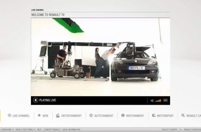 Renault si-a facut televiziune