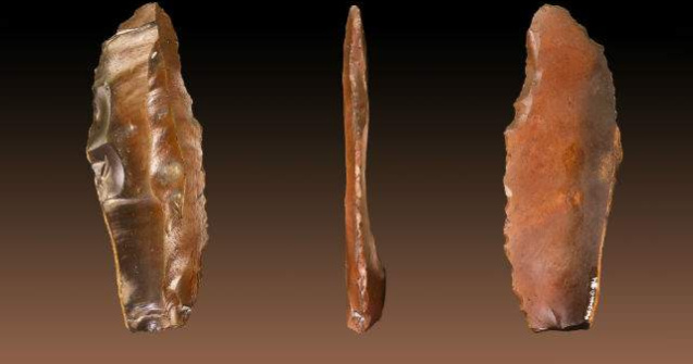 O unealta din silex, de 1,4 mil. de ani, descoperita in Spania