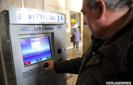 Automatul pentru bilete CFR - Calatorii sunt curiosi, dar sceptici