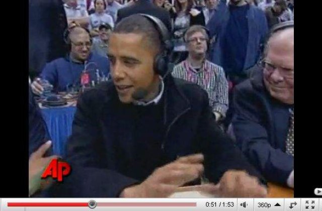 [VIDEO] Obama, comentator de baschet