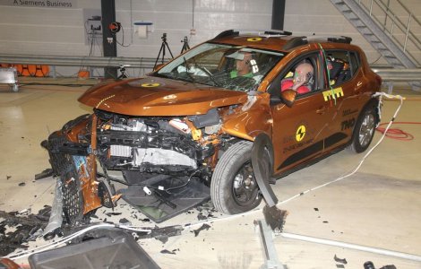 Dacia Sandero și Logan au primit 2 stele la testele EuroNCAP
