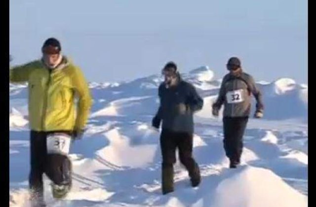 [VIDEO] Andrei Rosu, primul roman inscris la maratonul Polului Nord