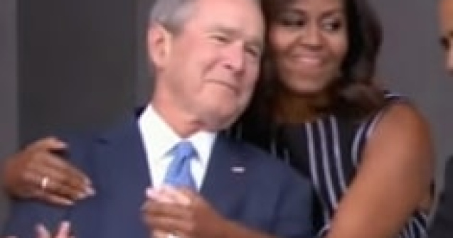 George Bush și Michelle Obama, prieteni buni. „Este un bărbat frumos, amabil”
