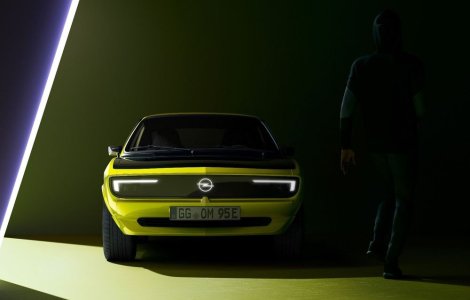 Opel dezvăluie primele imagini cu prototipul electric Manta Gse ElektroMOD: prezentare în 19 mai