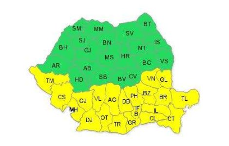 Cod galben de ninsori si viscol