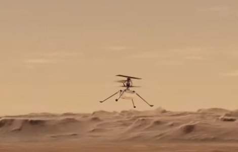 Elicopterul Ingenuity, al doilea zbor pe Marte, la o altitudine mai mare și pentru un timp mai îndelungat