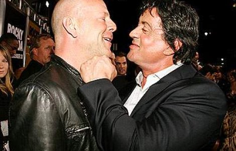 Sylvester Stallone: Bruce Willis este lacom si lenes