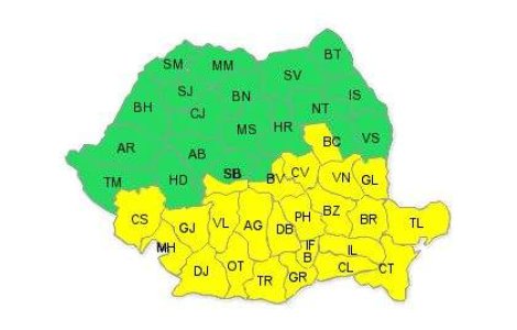 Cod galben de ninsori si ploi