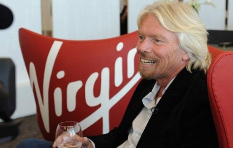 Richard Branson va organiza concerte la bordul avioanelor Virgin Atlantic